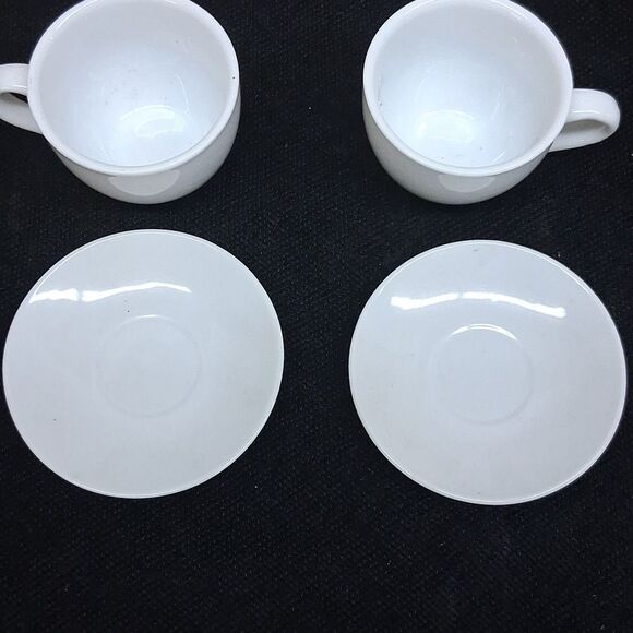 Elegant Pristine England Pier 1 White Teapot Set - Picture 8 of 12